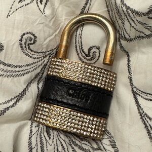 Chloe Paddington Black Lock Swarovski RARE